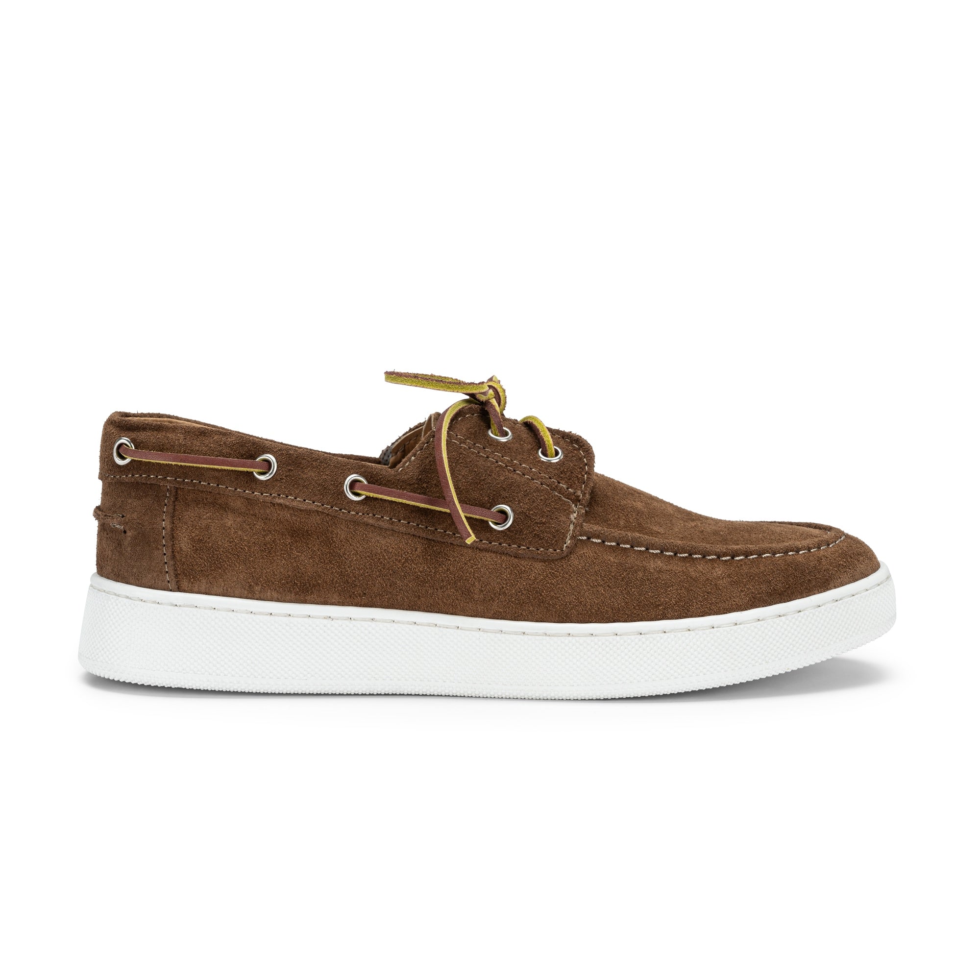 Boat shoe brown suede