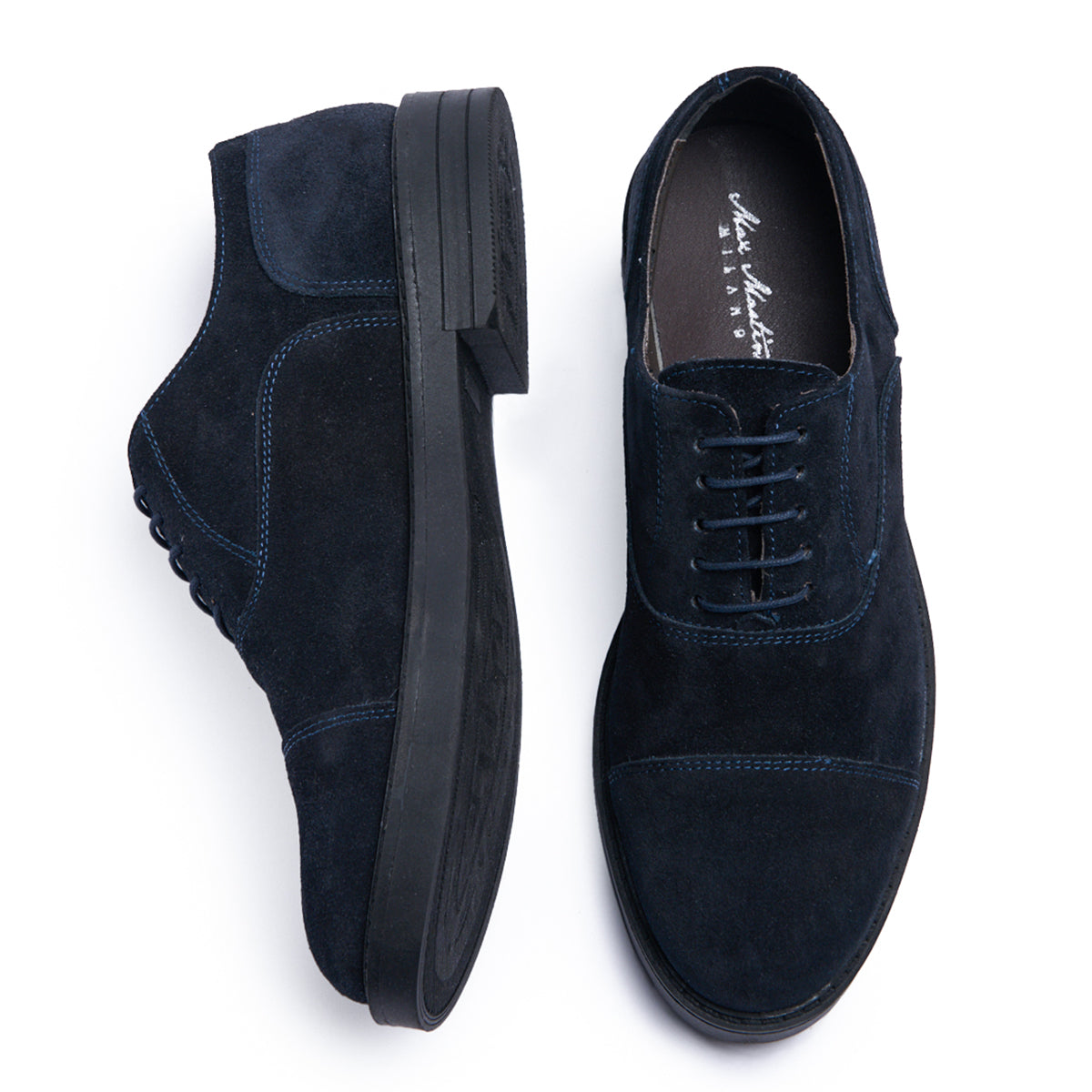 Scarpe Essentials Camoscio Blue Navy