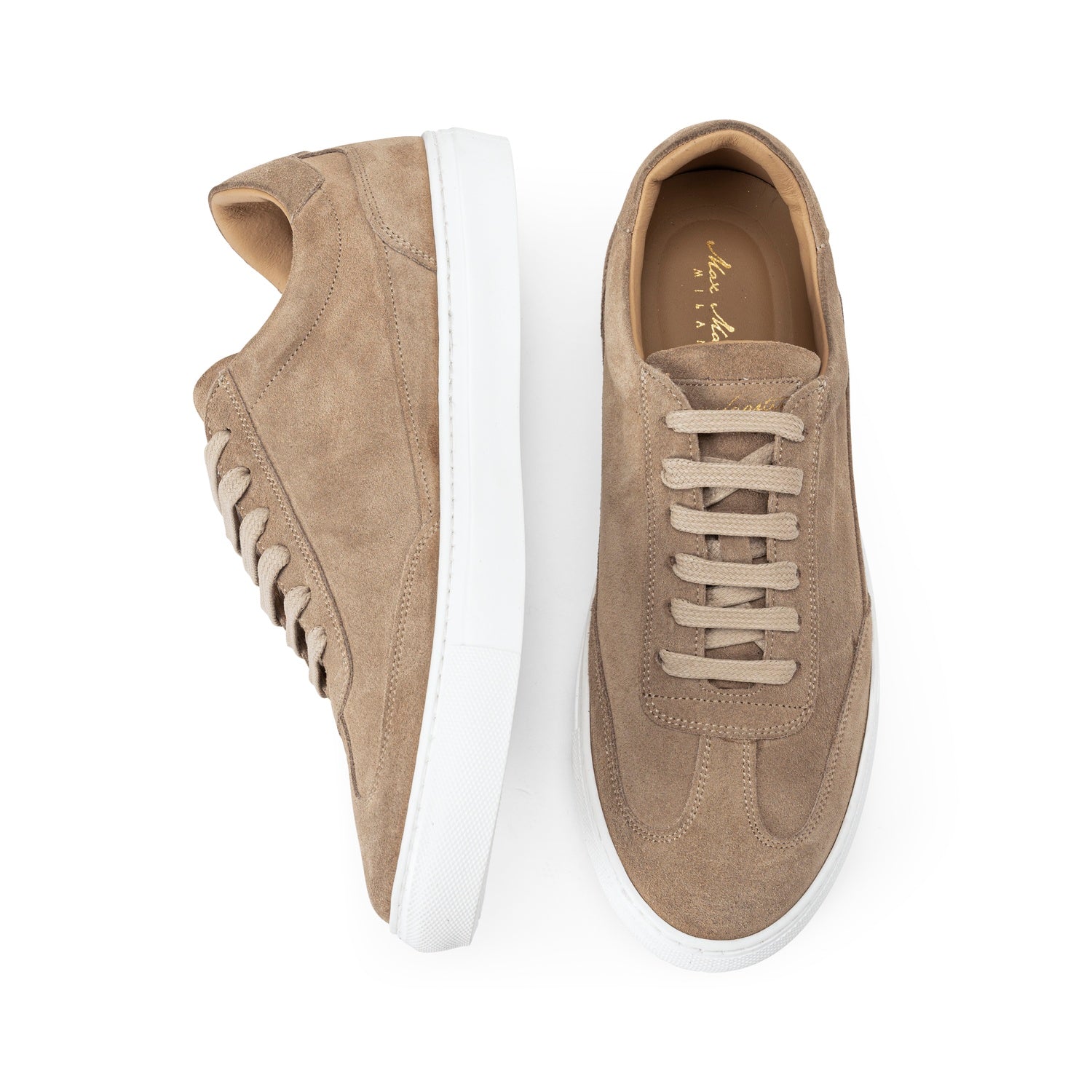 Sneakers Uomo Camoscio Beige Florida