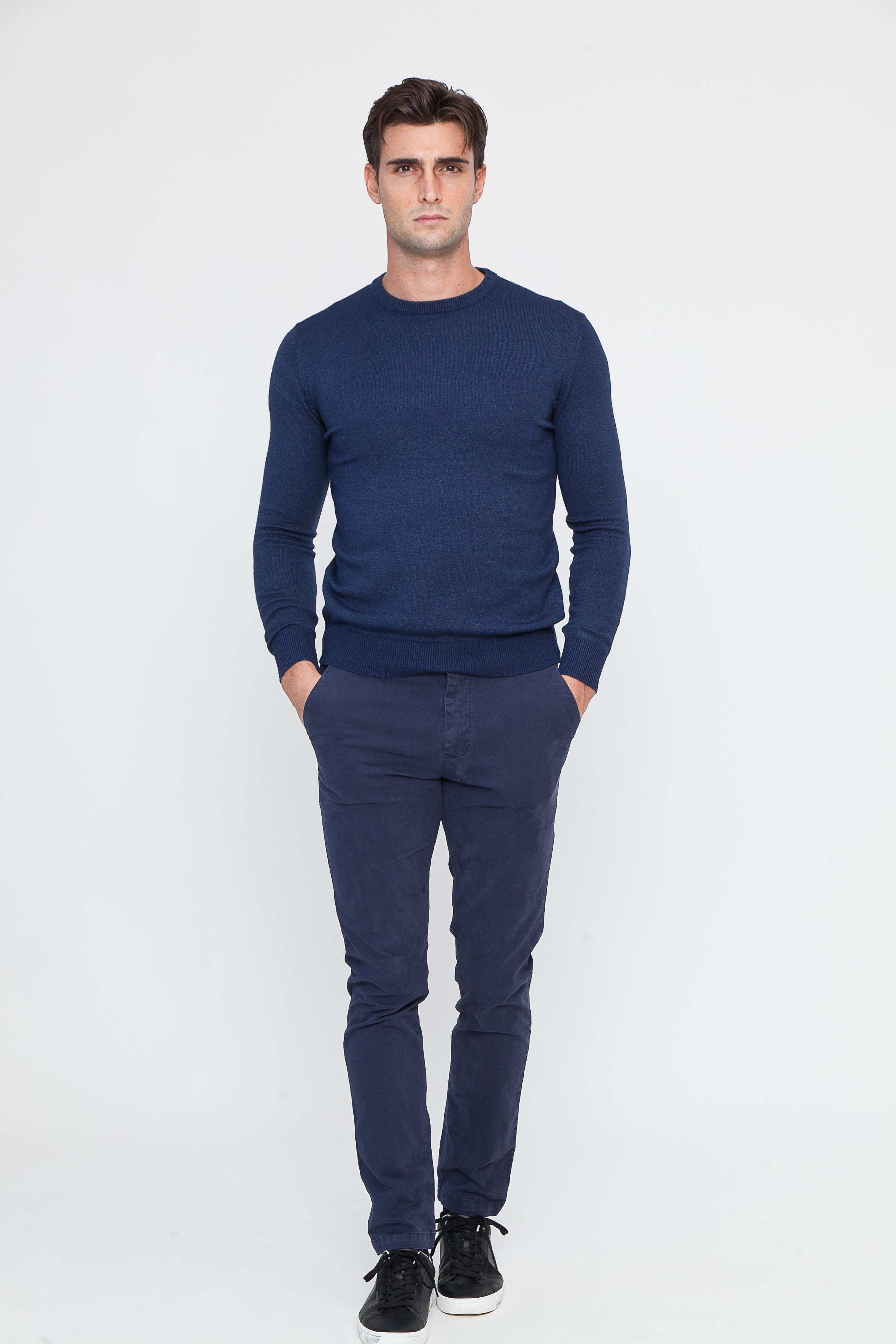 Blue J Viscose Blend Crewneck