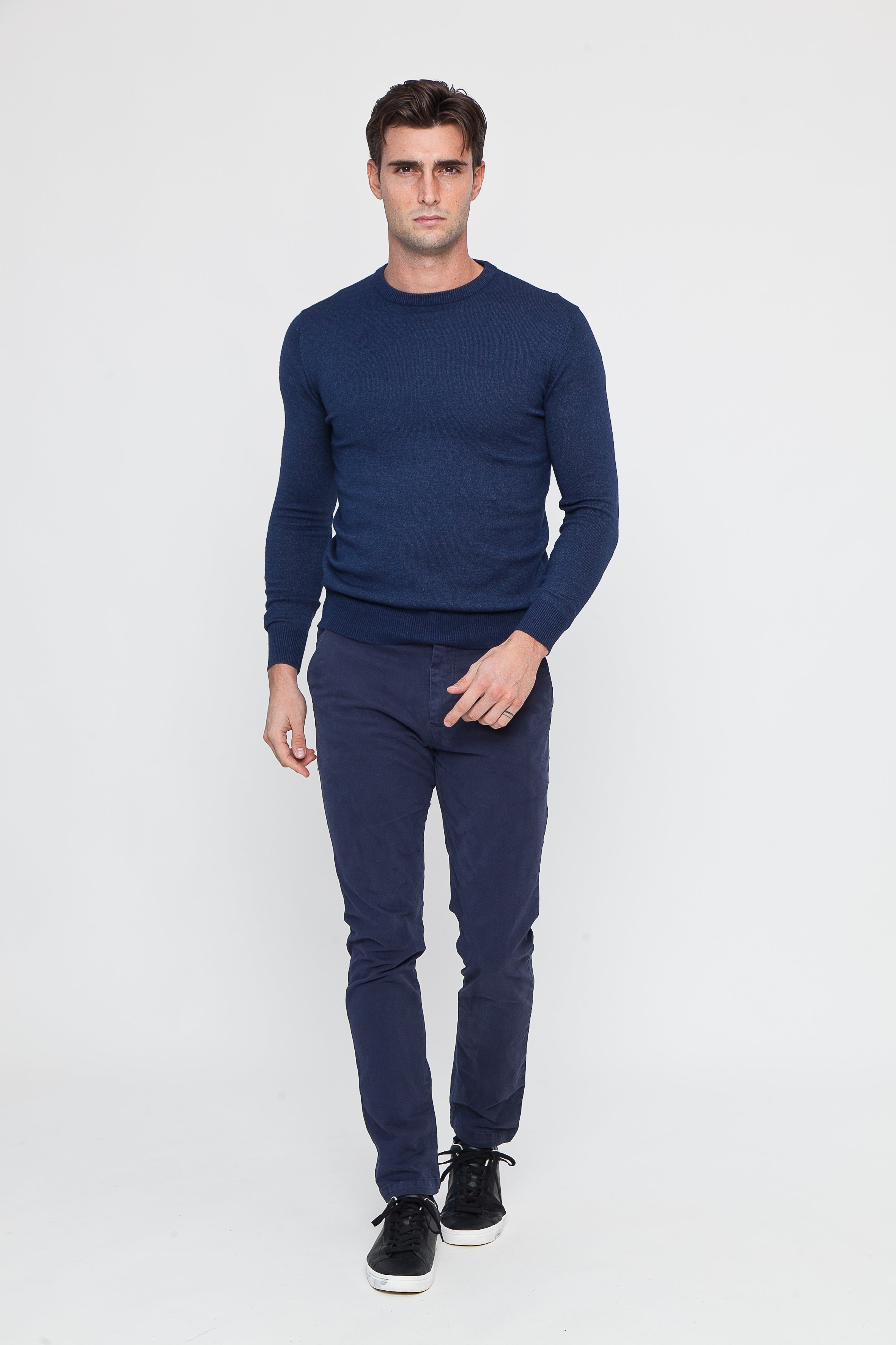 Blue J Viscose Blend Crewneck