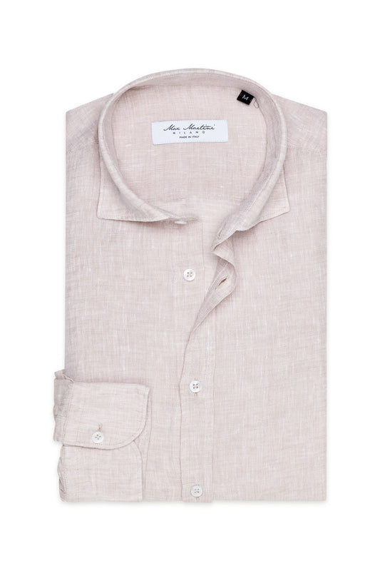 Camicia di Lino Beige