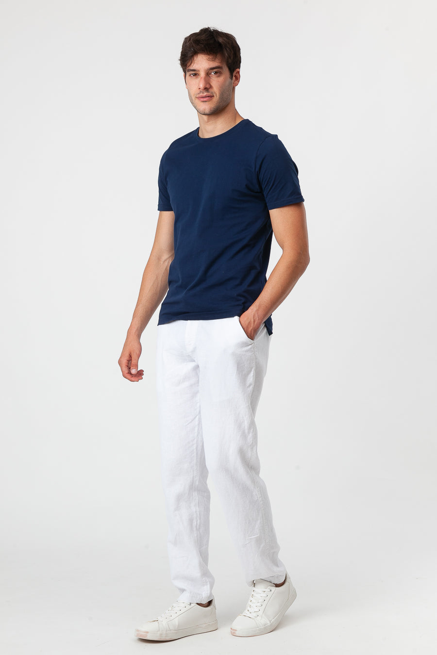 Linen trousers Made in Italy