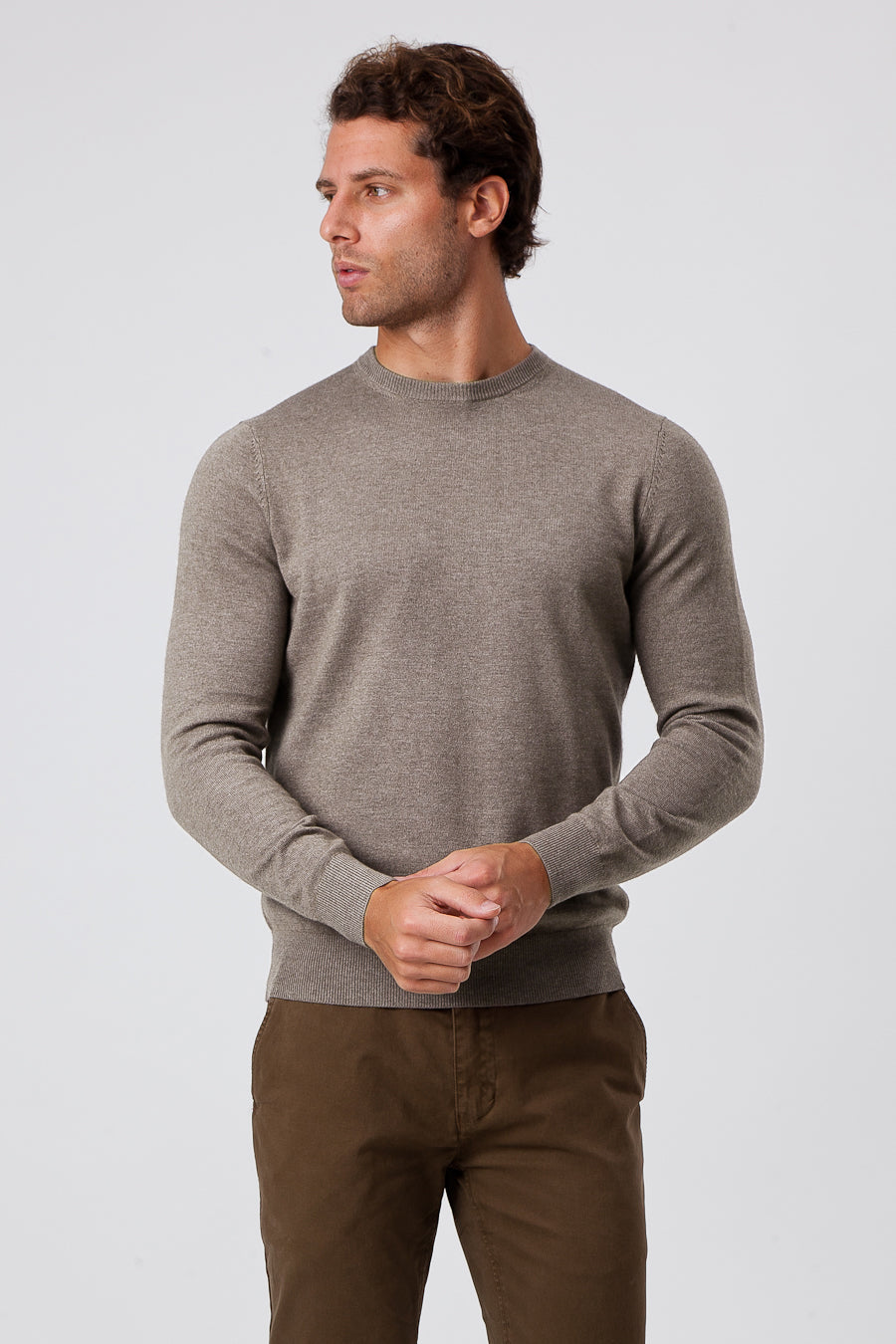 Cashmere and Wool Crewneck