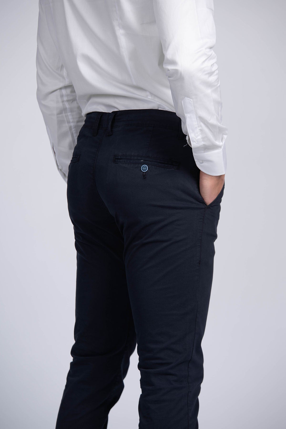 Pantalon bleu Made in Italy