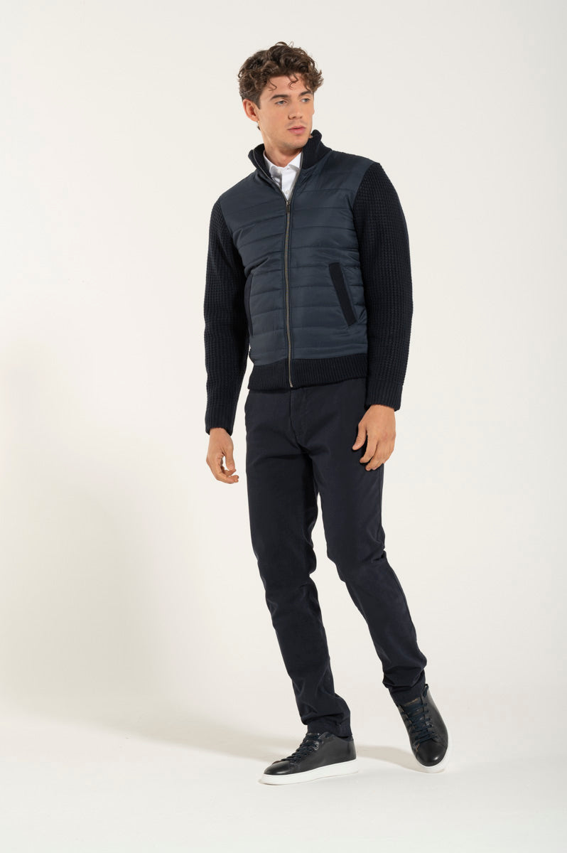 Maglione Giubbino Blue Navy